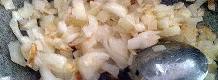 полента с грибным рагу и овощами. Шаг 4