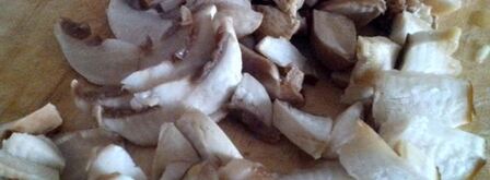 полента с грибным рагу и овощами. Шаг 5