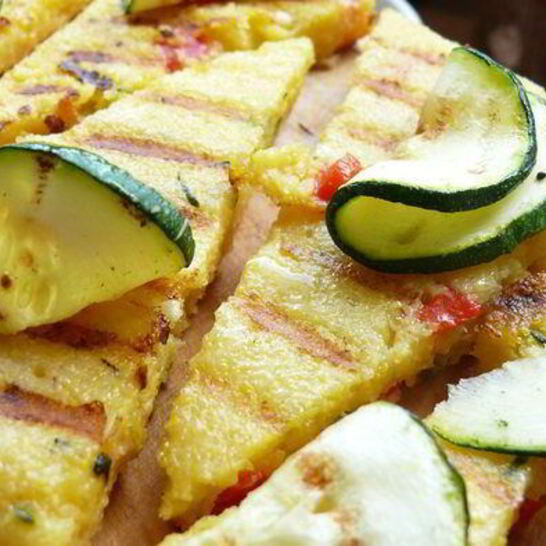 Рецепт поленты с кабачками