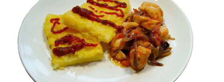 полента с курицей. Шаг 8