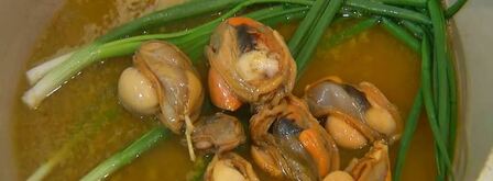 полента с мидиями и беконом. Шаг 7