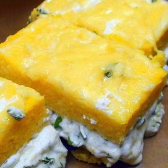 Рецепт поленты с сыром