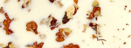 манная каша гурьевская с грецкими орехами. Шаг 6