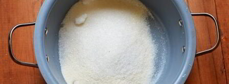 манная каша на сухом молоке. Шаг 7