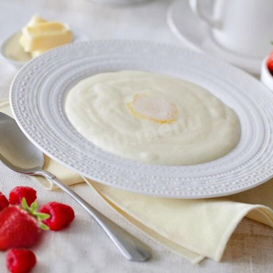 Рецепт манной каши на воде без комочков