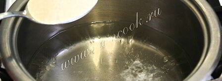 манная каша на воде. Шаг 5