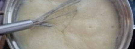 манная каша с малиной. Шаг 3