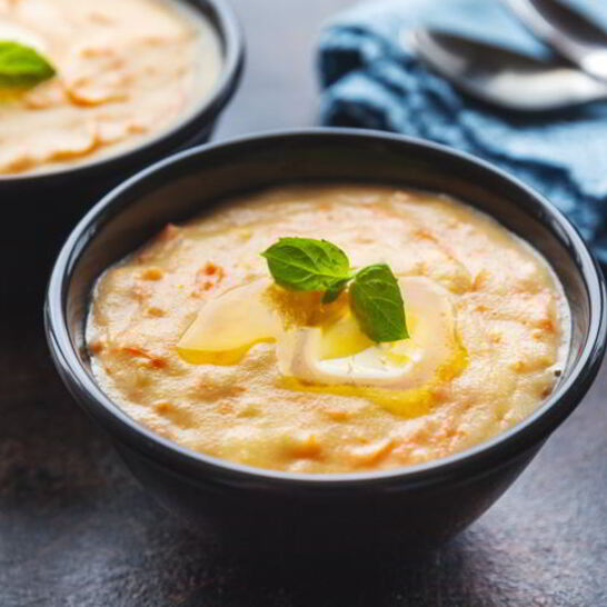 Рецепт манной каши с морковью