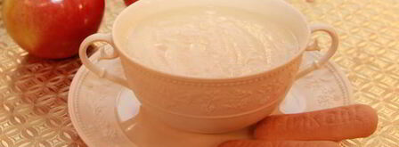 манная каша с яблоком. Шаг 4