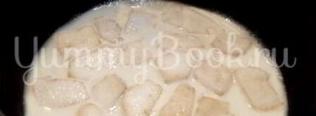 овсяная каша с яблоками, грецкими орехами и клубникой. Шаг 4