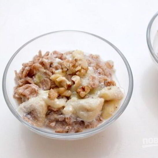 Рецепт овсянки с фруктами