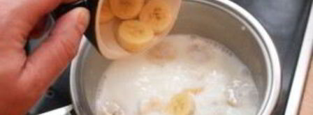 овсянка с фруктами. Шаг 3