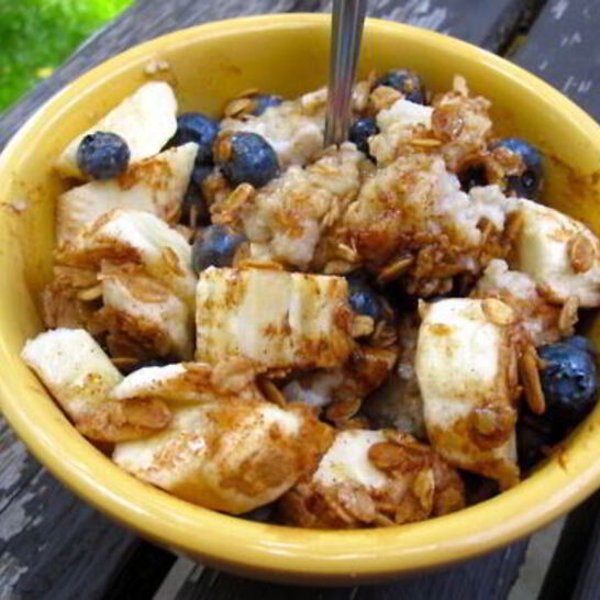 Рецепт овсянки с корицей и бананами