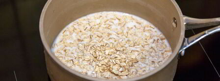 овсянка с медово-ореховой пастой. Шаг 3