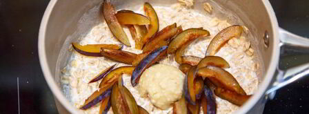 овсянка с медово-ореховой пастой. Шаг 5