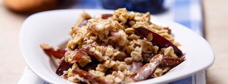 овсянка с медово-ореховой пастой. Шаг 6