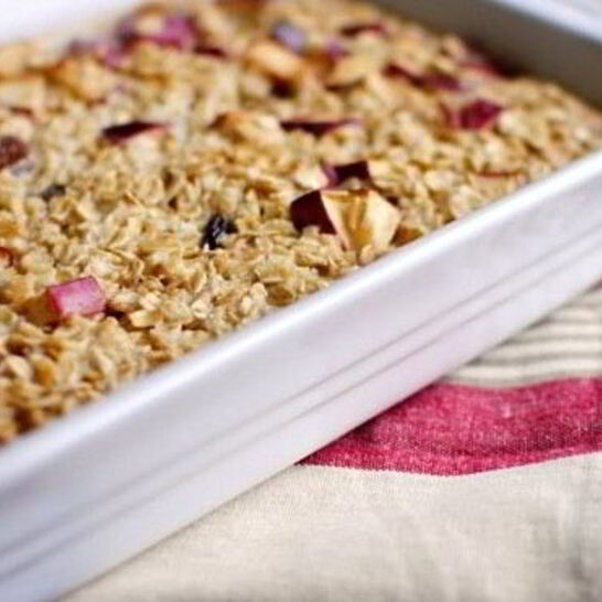 Рецепт овсянки с яблоками