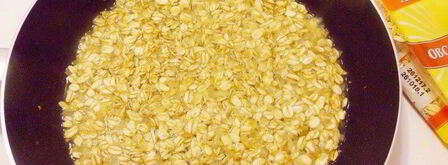 пикантная овсянка c беконом и сыром. Шаг 7