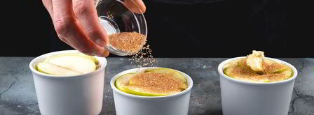 запеченная овсяная каша с яблоками и орехами. Шаг 8