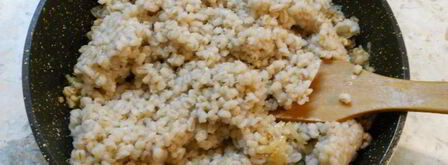 каша перловая с куриным фаршем. Шаг 5