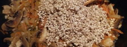 перловая каша с грибами в духовке. Шаг 5