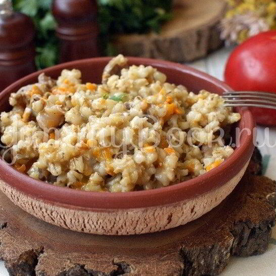 Рецепт перловой каши с куриными желудочками в мультиварке