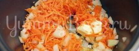 перловая каша с куриными желудочками в мультиварке. Шаг 4