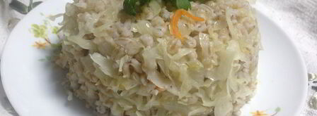 перловая каша с квашеной капустой. Шаг 7