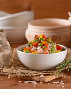 Перловая каша с овощами