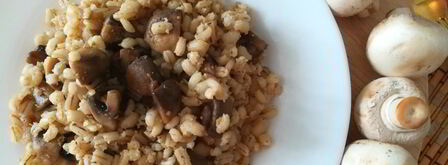 перловая каша с шампиньонами. Шаг 6