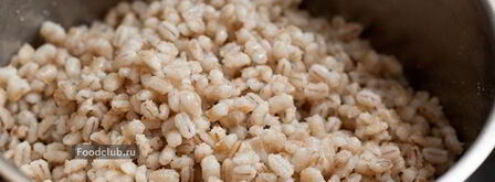 перловая каша с сыром. Шаг 5