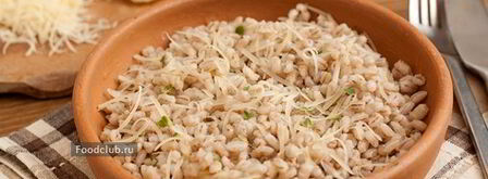 перловая каша с сыром. Шаг 7