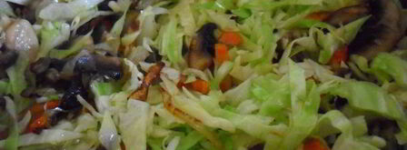 перловая каша с тушенкой, овощами и шампиньонами. Шаг 3