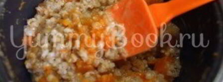 перловая каша с тыквой в мультиварке. Шаг 4