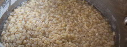 перловка с грибами и зеленым горошком. Шаг 3