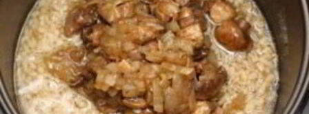 перловка с грибами в мультиварке. Шаг 5