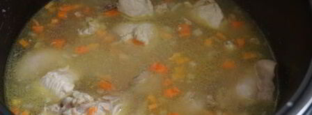 перловка с курицей в мультиварке. Шаг 7