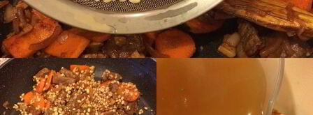 перловка с мясом и белыми грибами. Шаг 5