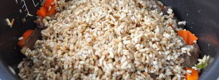 перловка с мясом в мультиварке. Шаг 9