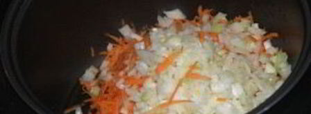 перловка с тушенкой в мультиварке. Шаг 3