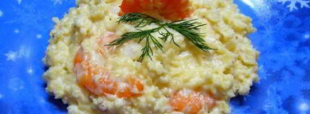 каша пшенная с креветками. Шаг 6