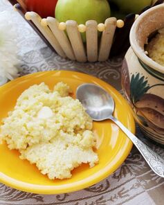 Пшенная каша на молоке в духовке в горшочке