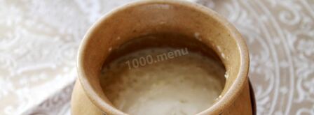 пшенная каша на молоке в духовке в горшочке. Шаг 8