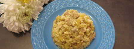 пшенная каша с картофелем и свининой. Шаг 11