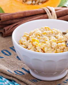 Пшенная каша с корицей