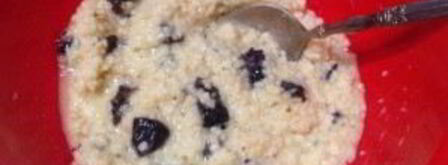 запеченная пшенная каша с черносливом. Шаг 8