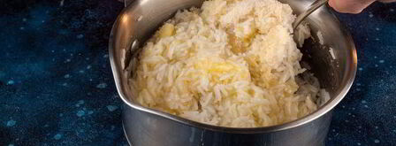 клубничная рисовая каша на завтрак. Шаг 7