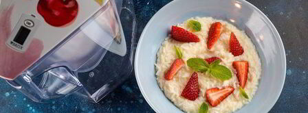 клубничная рисовая каша на завтрак. Шаг 8