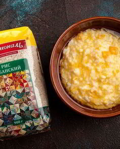 Рисовая каша на молоке с тыквой