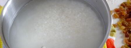 рисовая каша на воде с изюмом. Шаг 7